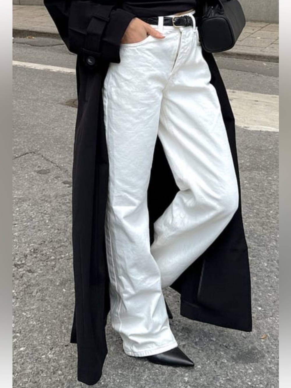 Women’s Straight Leg Jeans in White